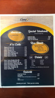 El Campo Grill menu