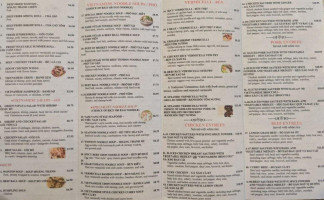 Alo Saigon menu