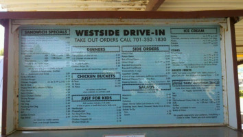 Westside Drive In menu