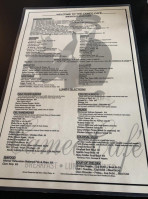 Cameo Cafe menu