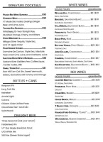 Phelp's Barn Pub menu