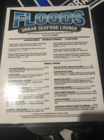 Floods Urban Seafood menu