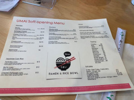 Umai Ramen And Rice Bowl food