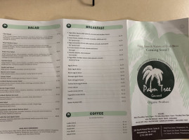 Palm Tree Gourmet menu