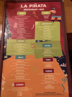 La Piñata Mexican Grill menu