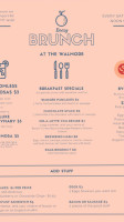 Walmore Inn menu