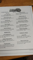 Tomate Mexican Grill menu