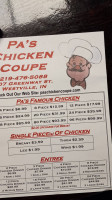Pa’ S Chicken Coupe menu