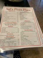 Sal's Pizza Place menu