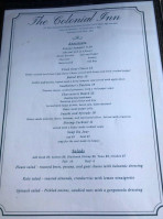The Colonial Inn menu