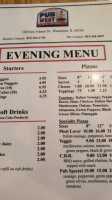 Pub West menu