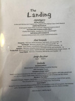 The Landing And Grill menu