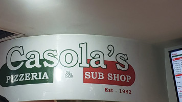 Casola's Pizzeria Sub Shop menu