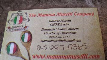 Mamma Musetti's menu