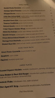 Blackbird Kitchen & Cocktails menu