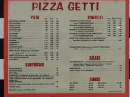 Hometown Pizza menu