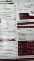 Zwiegs Grill menu