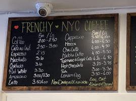 Frenchy Coffee Nyc menu