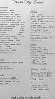 River City Diner menu