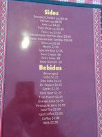 Manny's Mexican Food menu