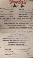 Sparky's Pub Grill menu