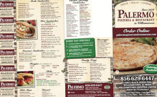 Palermo's Pizzeria menu