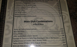 Compadres Sportsbar menu