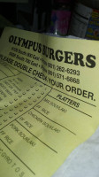 Olympus Burgers food