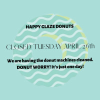 Happy Glaze Donuts food