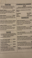 Si Senor Authentic Mexican menu