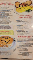Jake's Eatery menu