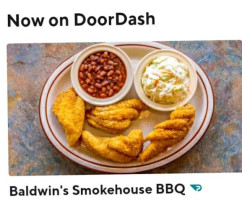 Baldwin's Smokehouse Bbq food