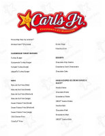 Carl's Jr. menu