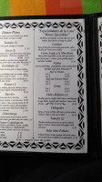 Morelia Mexican menu