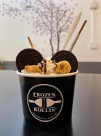 Frozen Meets Rollin' Ice Cream food