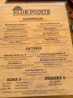 Blue Pointe And Grill menu