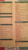 Troni's Pizza menu
