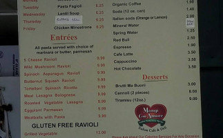 Mangi Con Amore Italian menu