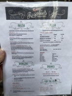 Rosalies Roadhouse menu