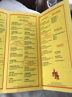 Dara Thai Cafe menu
