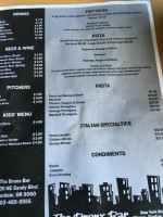 The Bronx Eatery menu