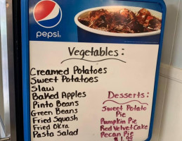 Jerry's Snack menu