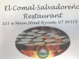 El Comal Salvadoreno menu