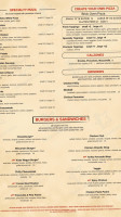 Tunxis Grill & Pizzeria menu