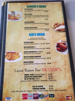 Roth's Seafood Steakhouse Grill menu