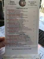 Clear Creek Cidery menu