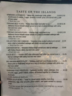 No Ka Oi Hawaiian Cafe menu