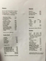 Glenn's menu