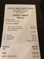 Angelo's Brick Oven Pizzeria food