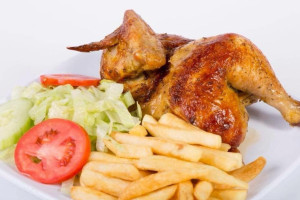 Rotisserie Peru Chicken food
